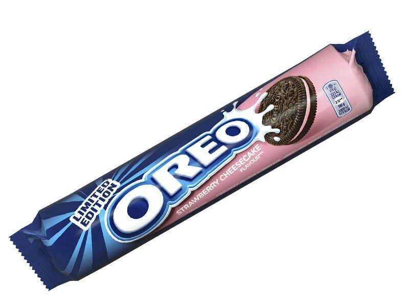 Oreo lança novo sabor Strawberry Cheesecake