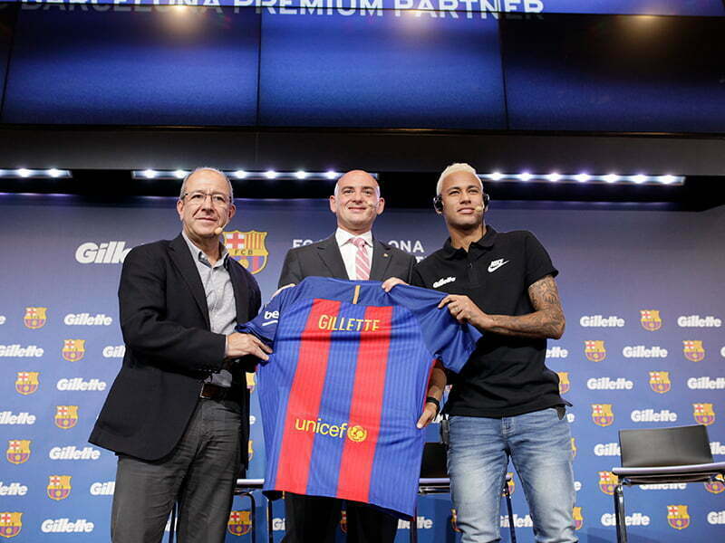 Gillette anuncia parceria global com FC Barcelona