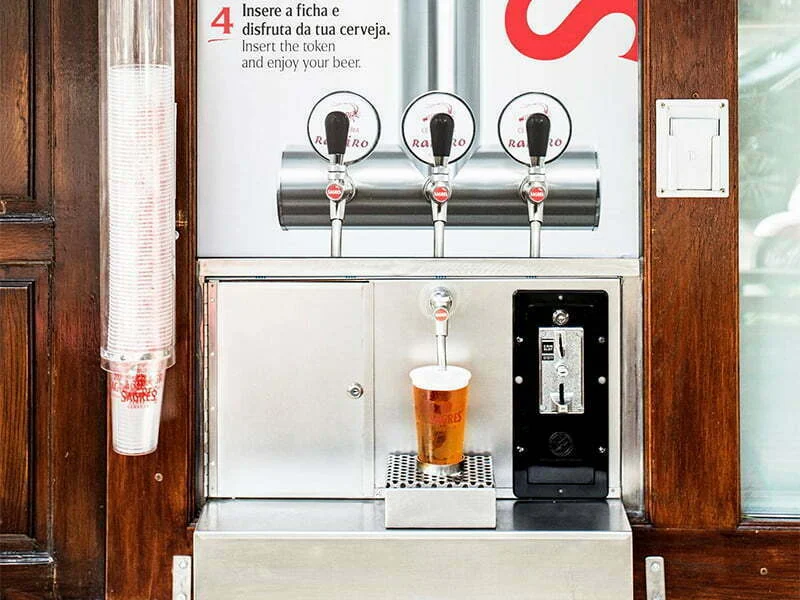 Cervejaria Ramiro lança sistema self-service de cerveja Sagres