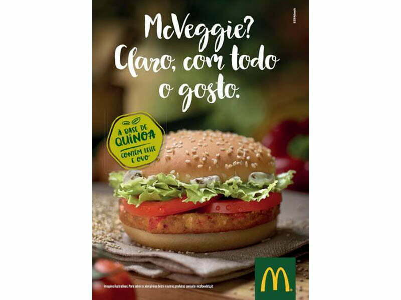 McDonald’s lança hambúrguer de quinoa e vegetais