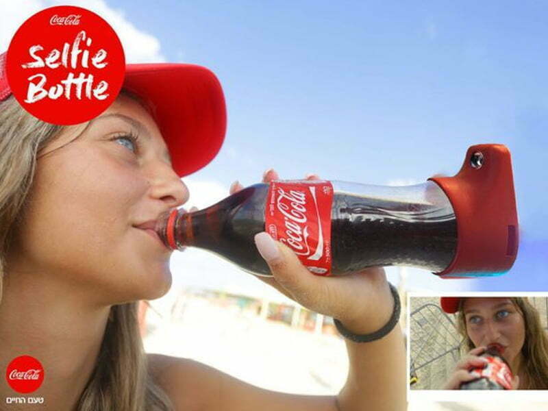 Coca-Cola cria garrafa que tira selfies