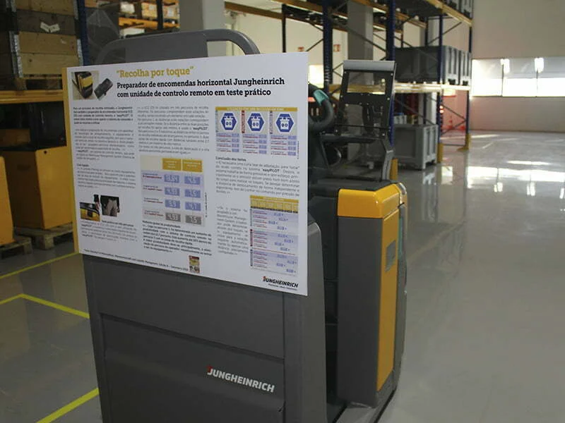 Jungheinrich apresenta easyPILOT recolha por toque