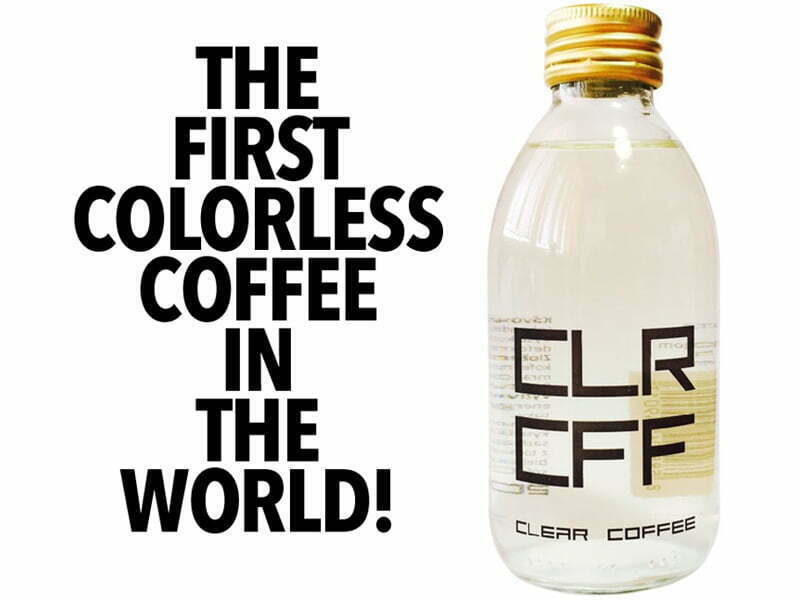 Foi inventado o primeiro café incolor