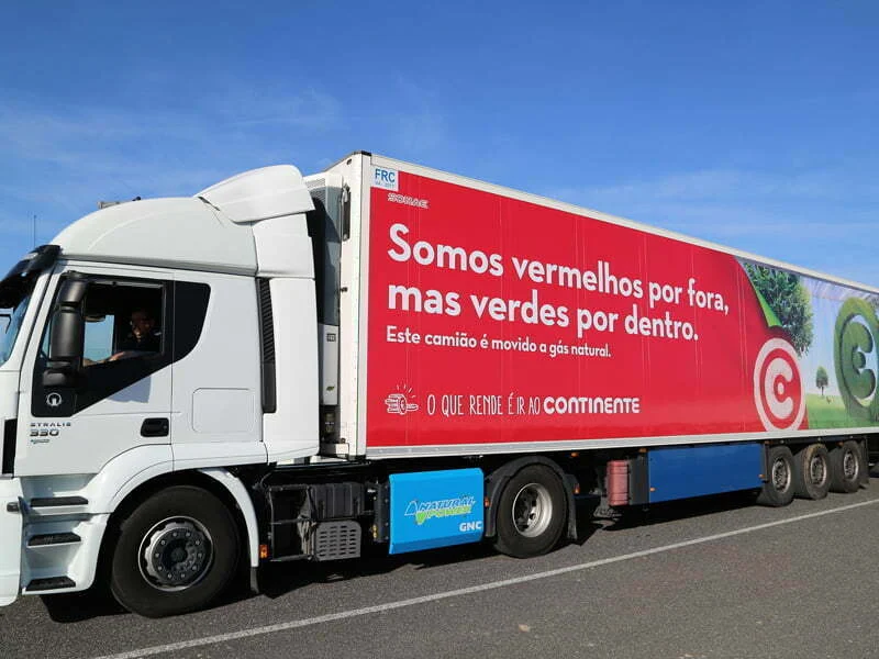 Sonae MC integra camiões a gás natural na sua frota