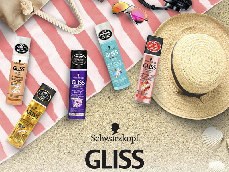 Gliss lança nova gama de sprays condicionadores