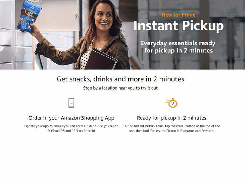 Amazon entra em concorrência com lojas de conveniência e máquinas de vending