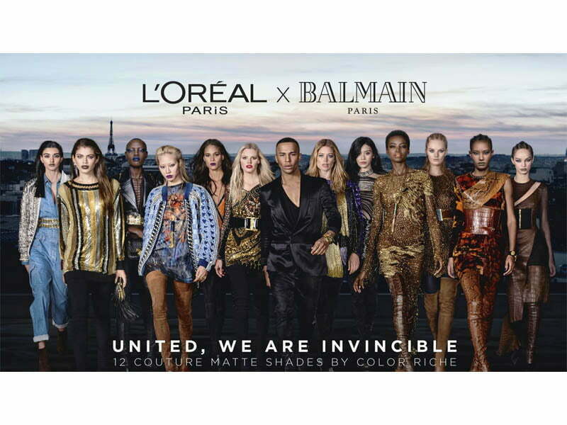 L’Oréal Paris e Balmain Paris apresentam coleção