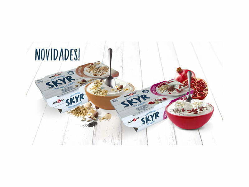 Adagio lança iorgurtes Skyr com cereais e frutos secos