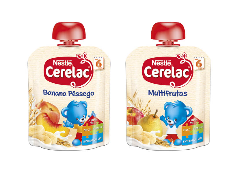 Cerelac agora em pacotinhos e com duas combinações de sabores