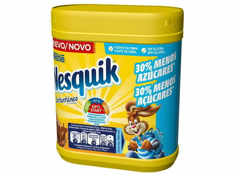 Nesquik tem nova receita com menos 30% de açúcares