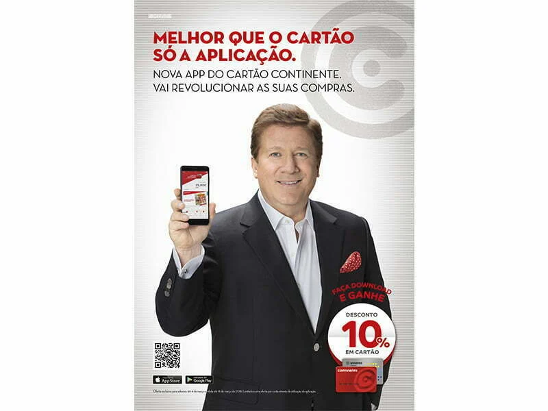 Cartão Continente tem nova app
