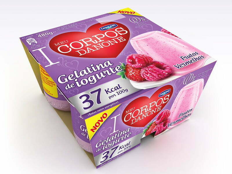 Corpos Danone reforça gama de gelatinas de iogurte