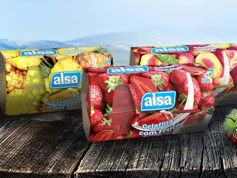 Alsa lança gelatina com pedaços de fruta