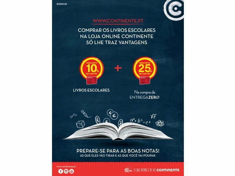 Continente apresenta campanha de livros escolares