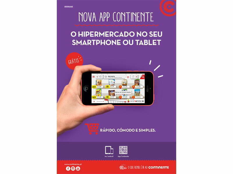 Continente lança aplicação móvel