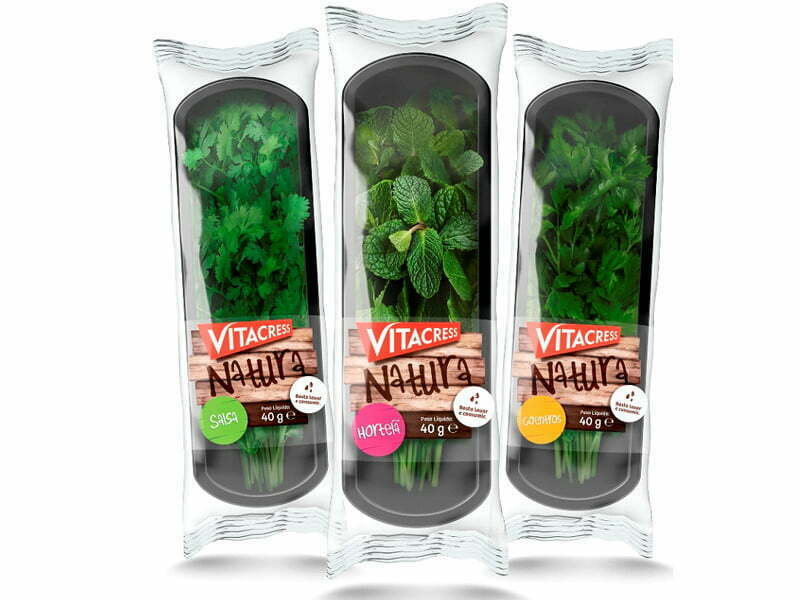 Ervas aromáticas Vitacress chegam ao mercado com nova embalagem