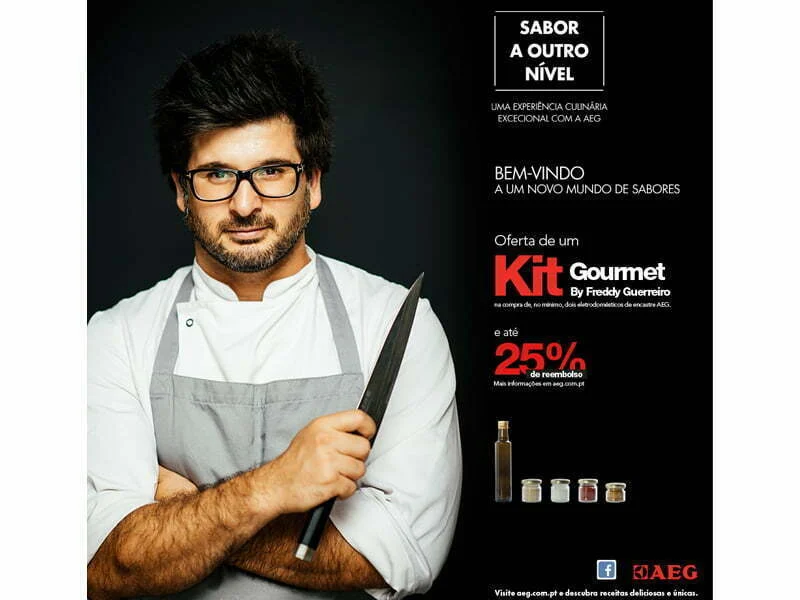 AEG lança campanha “Sabor a Outro Nível”