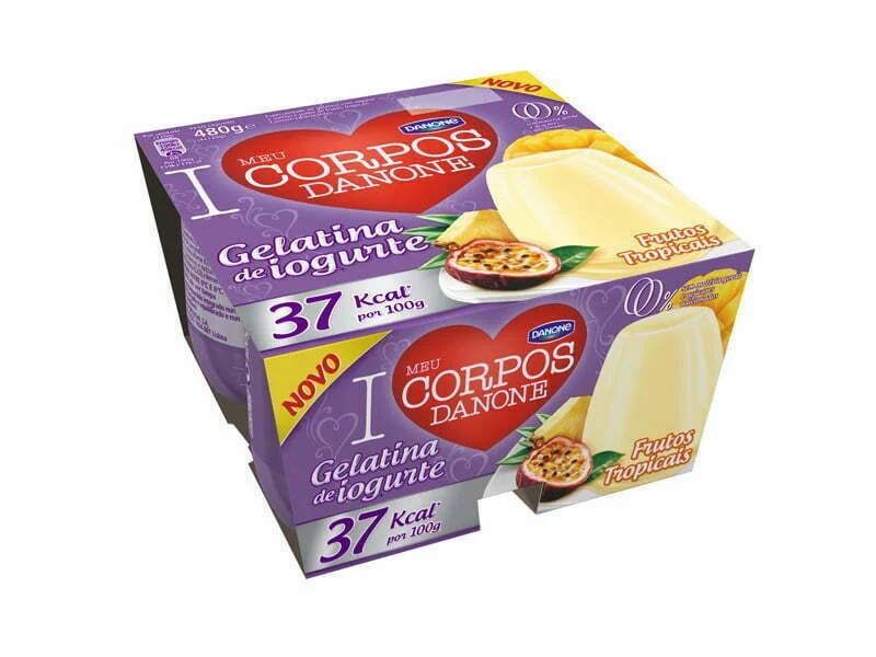 Corpos Danone lança Gelatinas de Iogurte