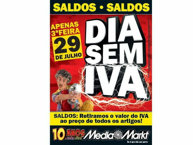 Media Markt oferece o valor do IVA