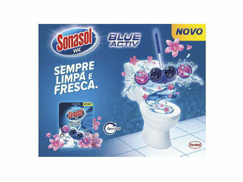 Sonasol WC reforça gama com Blue Activ Floral