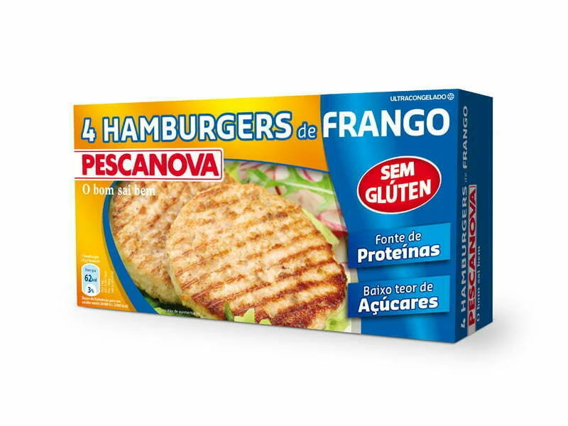 Pescanova lança hamburgers de frango sem glúten