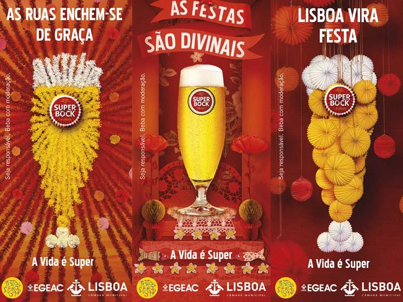 Super Bock é a cerveja oficial das Festas de Lisboa