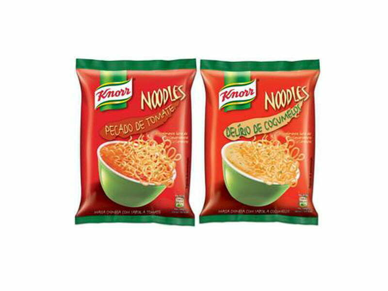 Knorr lança novos sabores de Noodles