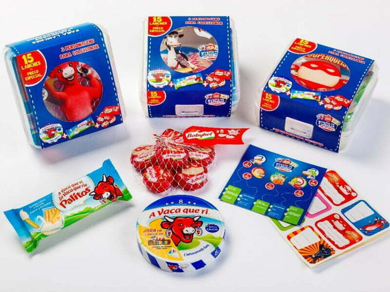 A Vaca que ri e Mini Babybel com nova embalagem promocional