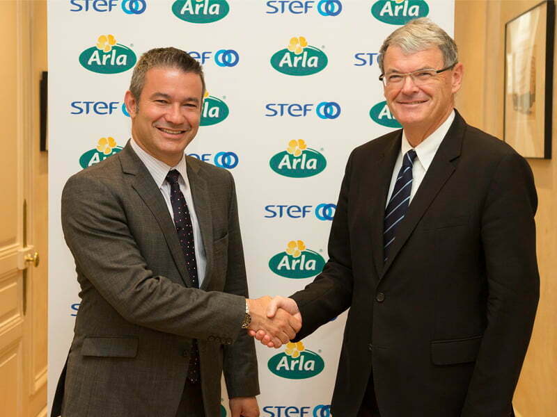 ARLA FOODS confia à STEF transporte e logística de produtos alimentares frescos