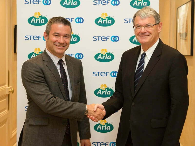 ARLA FOODS confia à STEF transporte e logística de produtos alimentares frescos