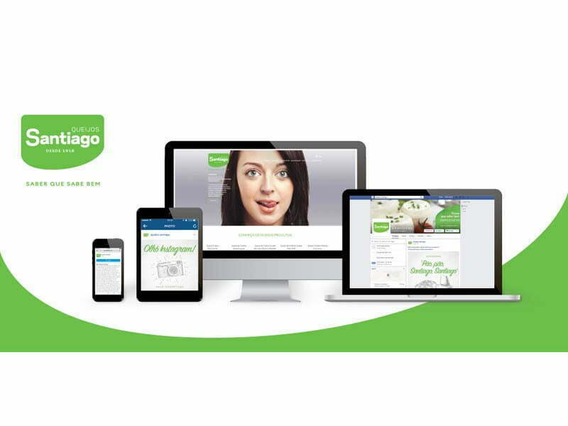 Queijos Santiago reforça presença online