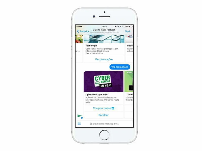 El Corte Inglés aposta em Chat-Bot