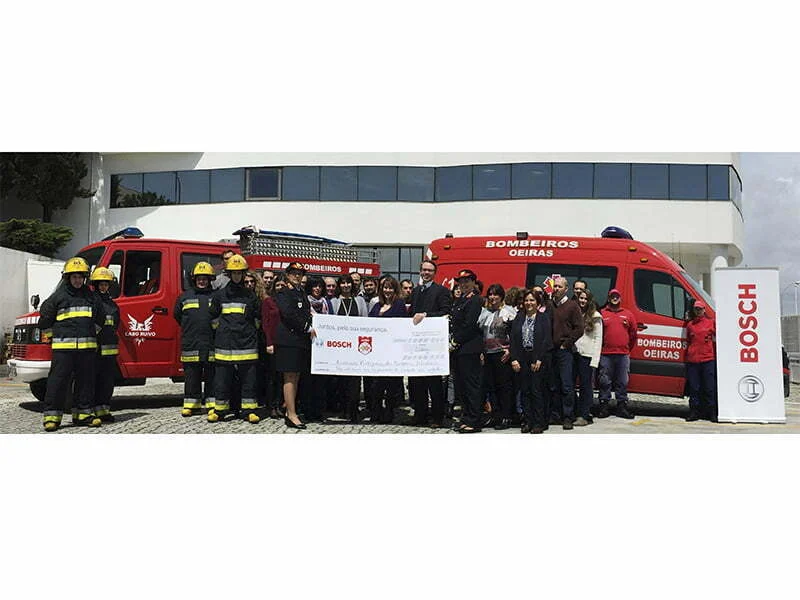 Bosch doa 10 mil euros à Associação Portuguesa dos Bombeiros Voluntários