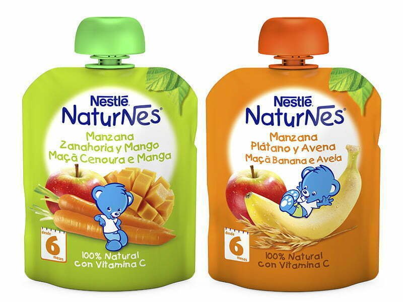Nestlé lança novos pacotinhos Naturnes com combinação de fruta, cereais e vegetais