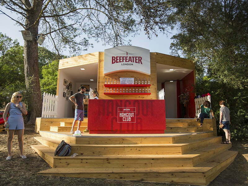 Beefeater cria loja itinerante para marcar presença em festivais de verão