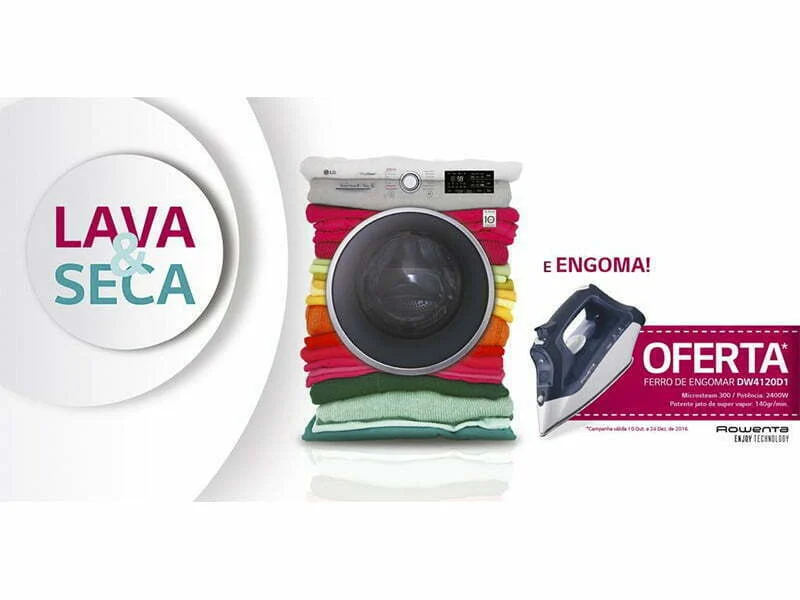 LG e Rowenta apresentam a solução completa para a roupa