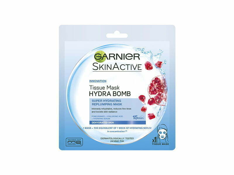 Garnier lança novas máscaras em tecido hidratantes