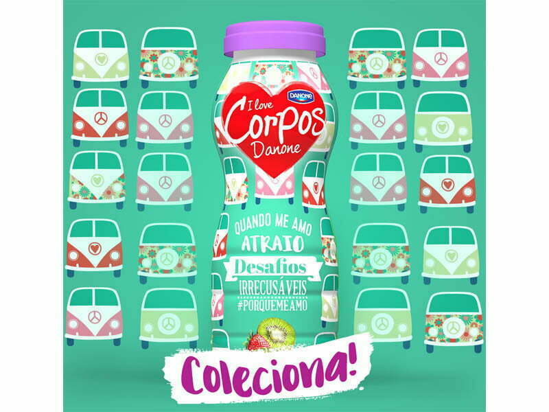 Corpos Danone lança edição limitada com frases de consumidores