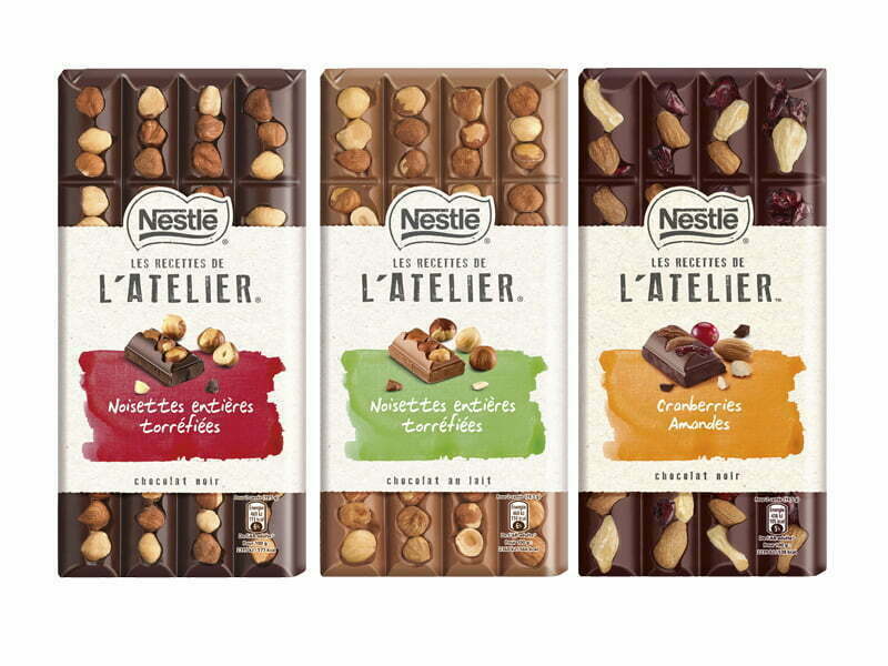 Nestlé lança os chocolates Les Recettes de L’Atelier