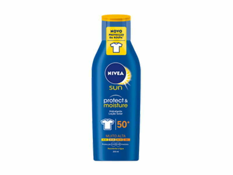 Nivea lança protetores solares que protegem a roupa