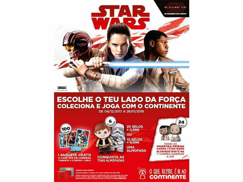 Continente com campanha exclusiva Star Wars