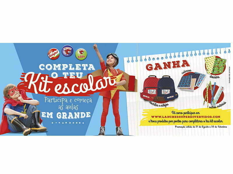 Babybel e A Vaca que ri oferecem material escolar