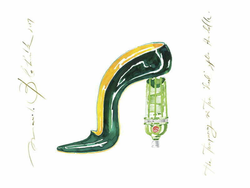 Manolo Blahnik cria desenho de copo exclusivo para Tanqueray No.TEN