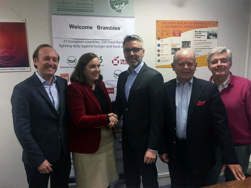 CHEP parceira da Federação Europeia dos Bancos Alimentares