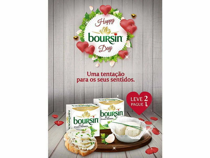 Boursin assinala Dia de S.Valentim com campanhas promocionais