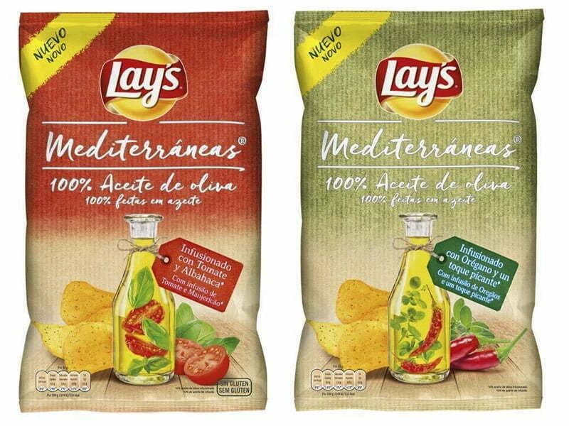 Lay’s Mediterrâneas lança dois novos sabores com azeites aromatizados