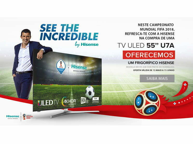 Hisense oferece frigoríficos na compra de TV’s ULED 4K