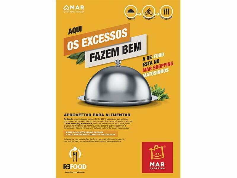 MAR Shopping Matosinhos acolhe centro de operações Re-food