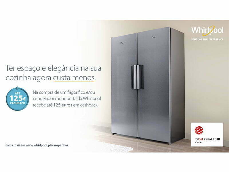 Whirlpool com campanha de reembolso até 125 euros