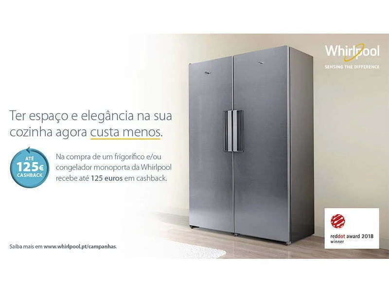 Whirlpool com campanha de reembolso até 125 euros